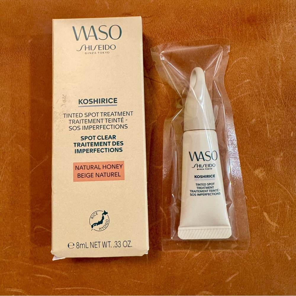 Shiseido WASO Koshirice Tinted Spot Treatment in Natural Honey Beige 8ml NEW